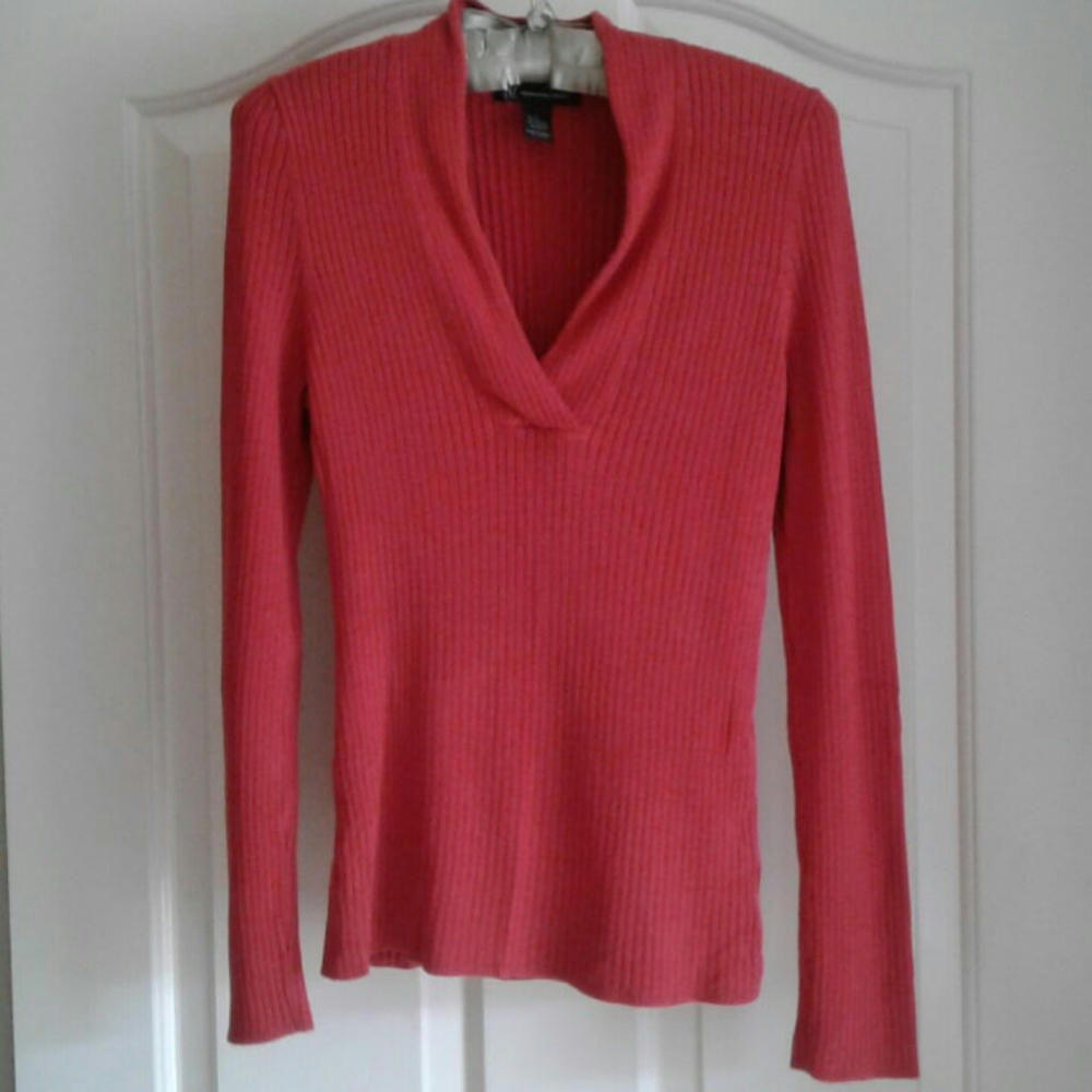 INC rust colored sweater, size large